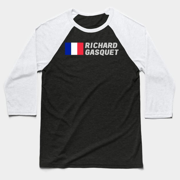 Richard Gasquet Baseball T-Shirt by mapreduce